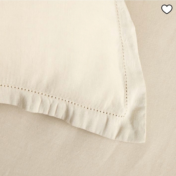 West Elm Signature King/California King TENCEL™ Linen Duvet Cover, Sand - Picture 2 of 16